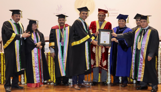 PGI Oral Health Sciences Centre recognised by the International College of Dentists for its community-based oral health care initiatives for the institutionalized elderly